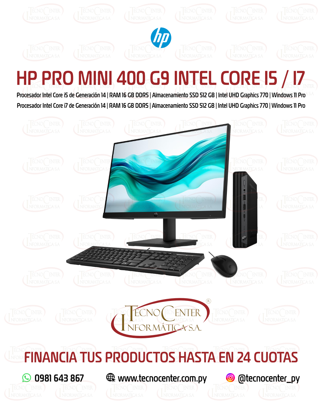 PC HP Pro Mini 400 G9